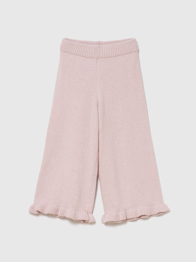 CashSoft Ruffle Wide-Leg Pants gap cashsoft ruffle wide leg pants