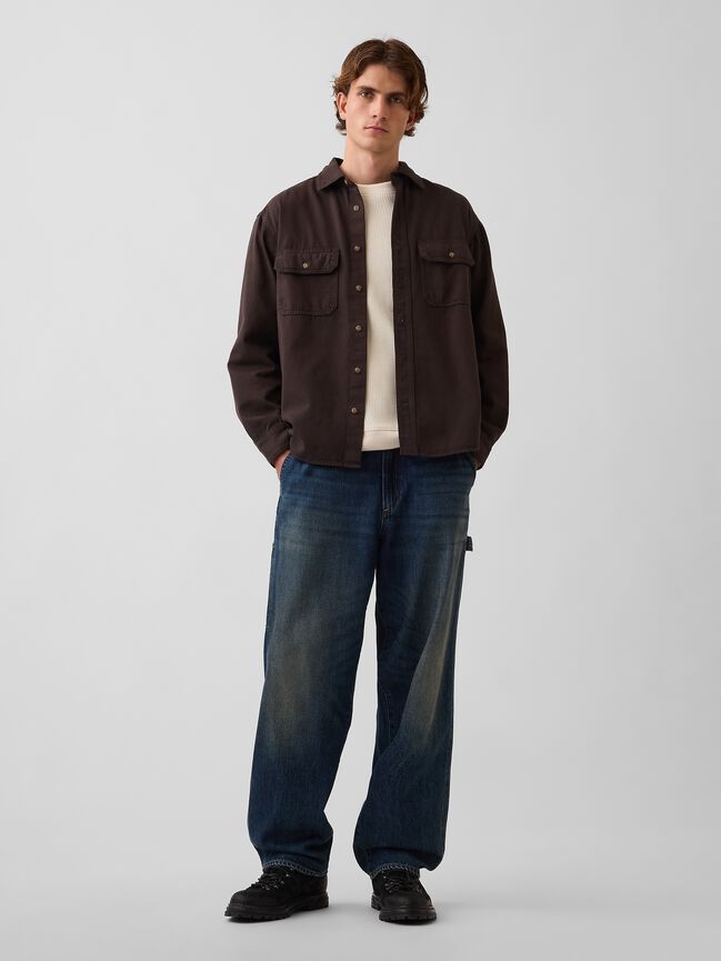قميص كم طويل gap قميص كم طويل