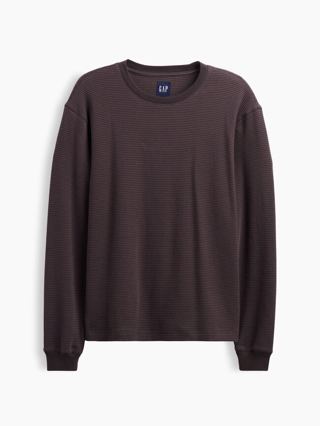 Relaxed Waffle T-Shirt gap relaxed waffle t shirt