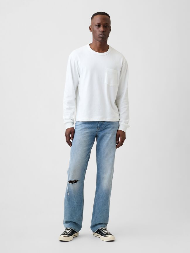 Relaxed Straight Jeans gap relaxed straight jeans