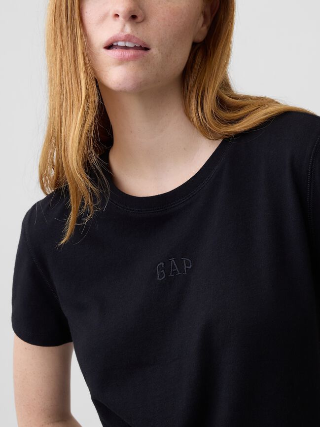100% Cotton Authentic Shrunken Logo T-Shirt gap 100 cotton authentic shrunken logo t shirt