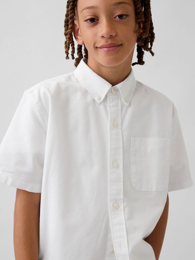 Kids Uniform Oxford Shirt gap kids uniform oxford shirt