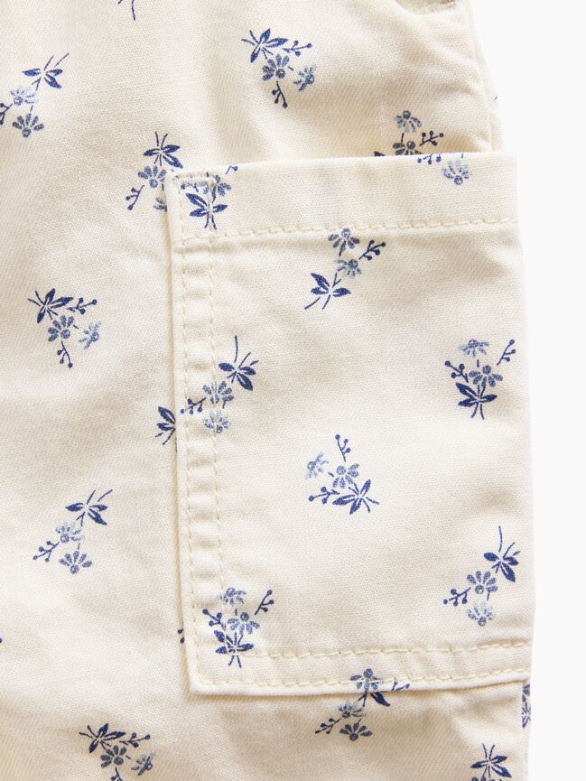 Baby Floral Print Overalls gap baby floral print overalls