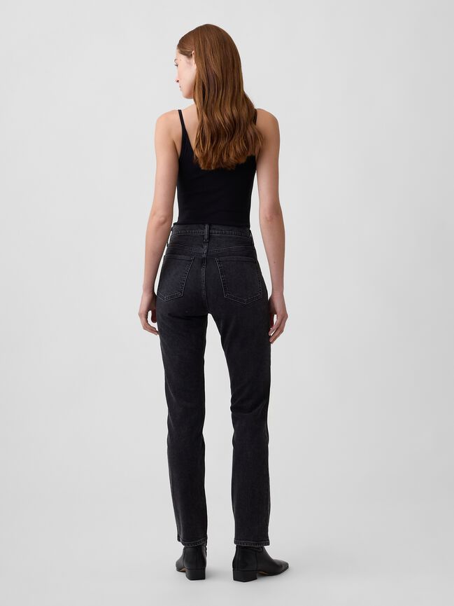 High Rise '90s Slim Straight Jeans gap high rise 90s slim straight jeans