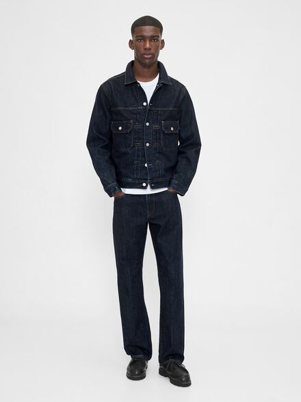 gap جينز مستقيم مريح سميك gap جينز مستقيم مريح سميك