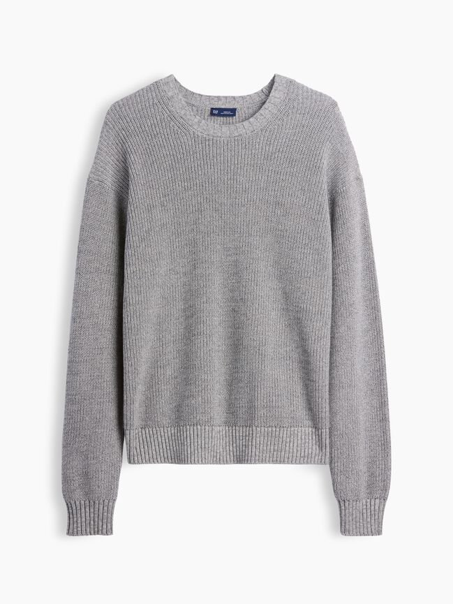 Relaxed Shaker Sweater gap relaxed shaker sweater
