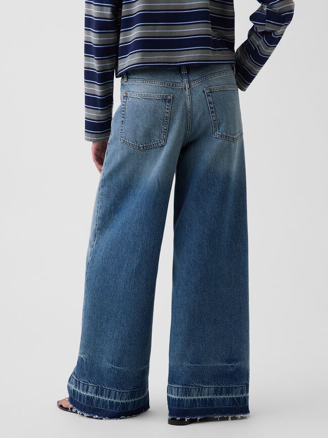 جينز فضفاض gap جينز فضفاض