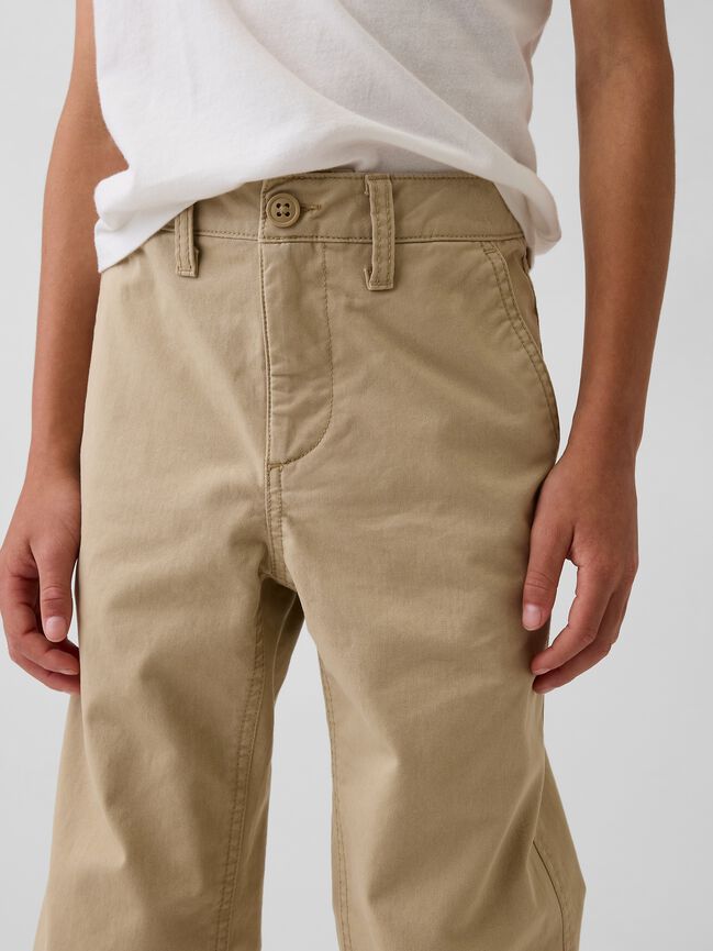 Kids Uniform Stretch Relaxed Straight Khakis gap kids uniform stretch relaxed straight khakis