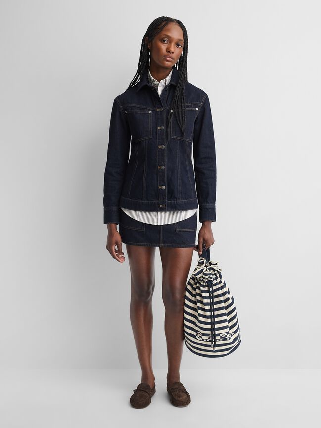Gap × A.P.C. Structured Denim Jacket gap a p c structured denim jacket