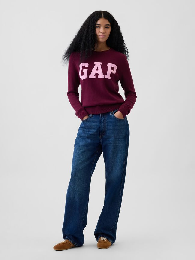 Gap Logo Crewneck Sweater gap logo crewneck sweater