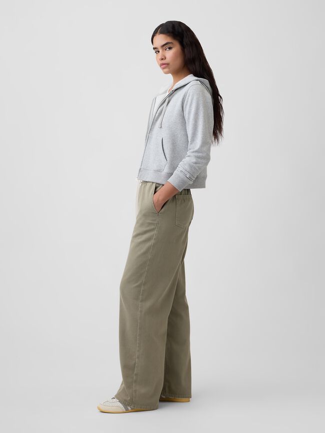 Mid Rise SuperLight Pull-On Wide-Leg Jeans gap mid rise superlight pull on wide leg jeans