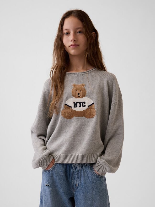 Kids Oversized Rollneck Sweater gap kids oversized rollneck sweater