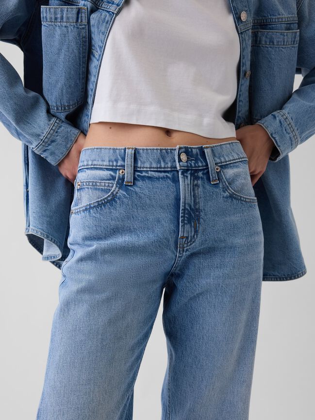 Mid Rise Straight Taper Jeans gap mid rise straight taper jeans
