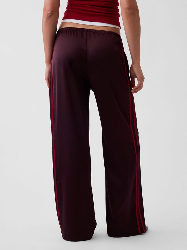 Satin Easy Wide-Leg Pants gap satin easy wide leg pants