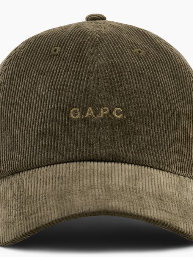 Gap × A.P.C. Logo Corduroy Baseball Hat gap a p c logo corduroy baseball hat