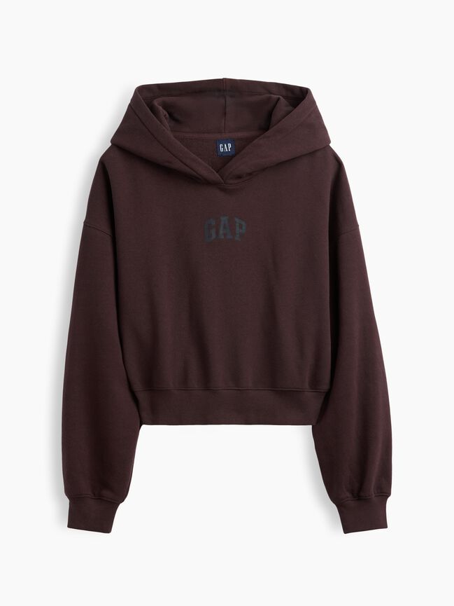 VintageSoft Crop Logo Hoodie gap vintagesoft crop logo hoodie