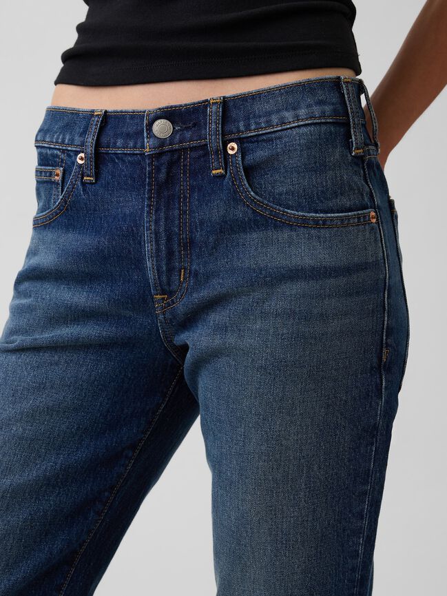 Mid Rise Relaxed Flare Jeans gap mid rise relaxed flare jeans