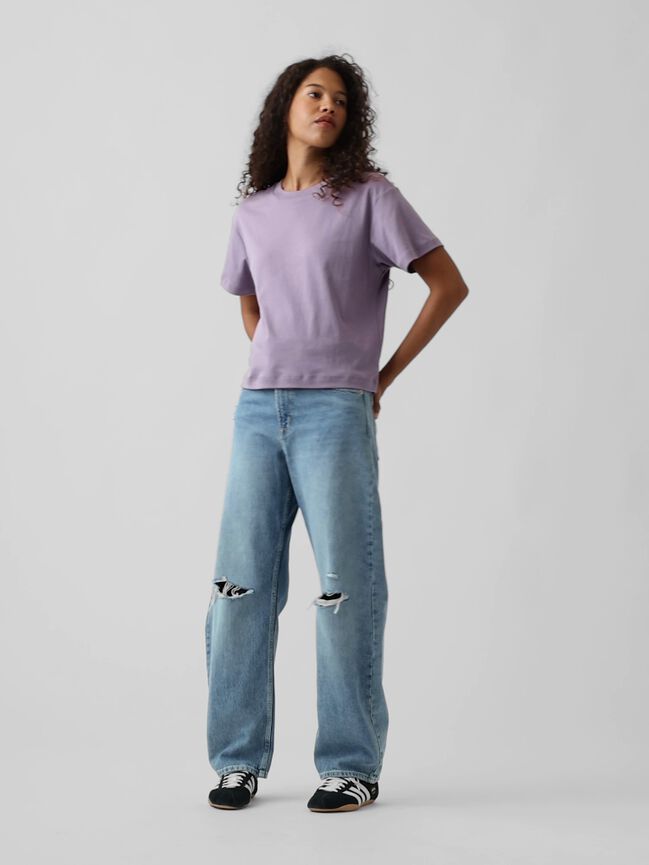 تي شيرت ياقة مدورة gap تي شيرت ياقة مدورة