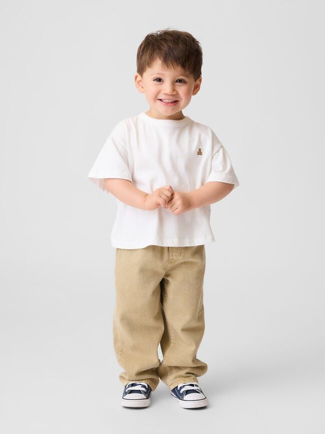Baby & Toddler Pull-On Baggy Jeans gap baby toddler pull on baggy jeans
