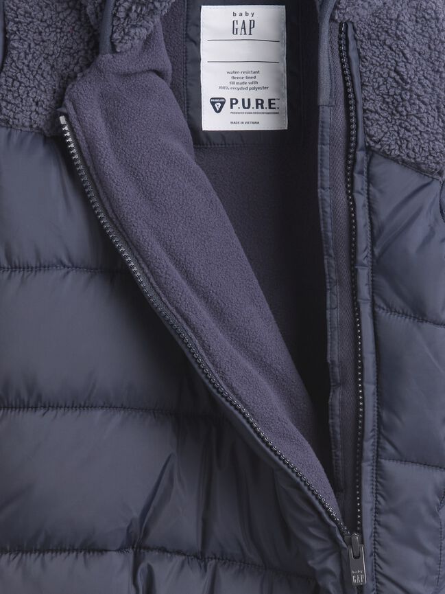 Baby Hooded One-Piece Snowsuit gap baby hooded one piece snowsuit