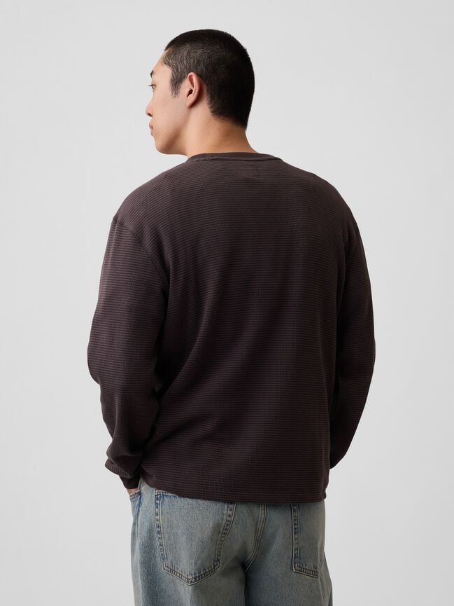 Relaxed Waffle T-Shirt gap relaxed waffle t shirt