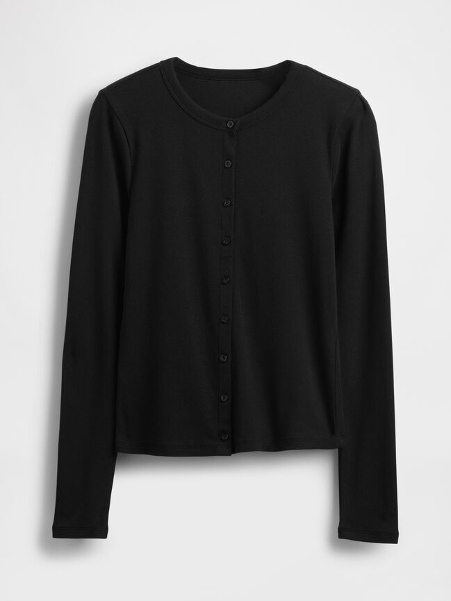 Modern Crewneck Cardigan gap modern crewneck cardigan