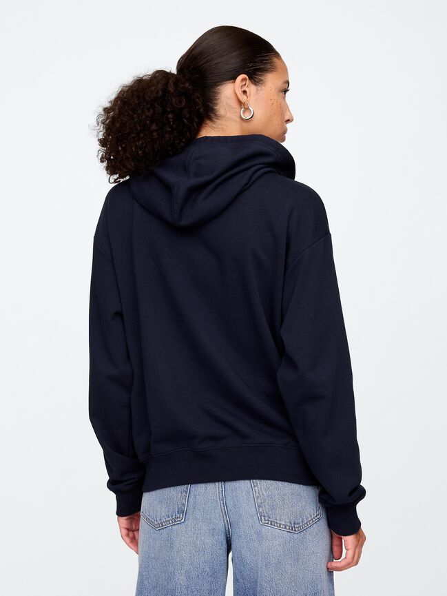 Relaxed Gap Logo Zip Hoodie relaxed gap logo zip hoodie