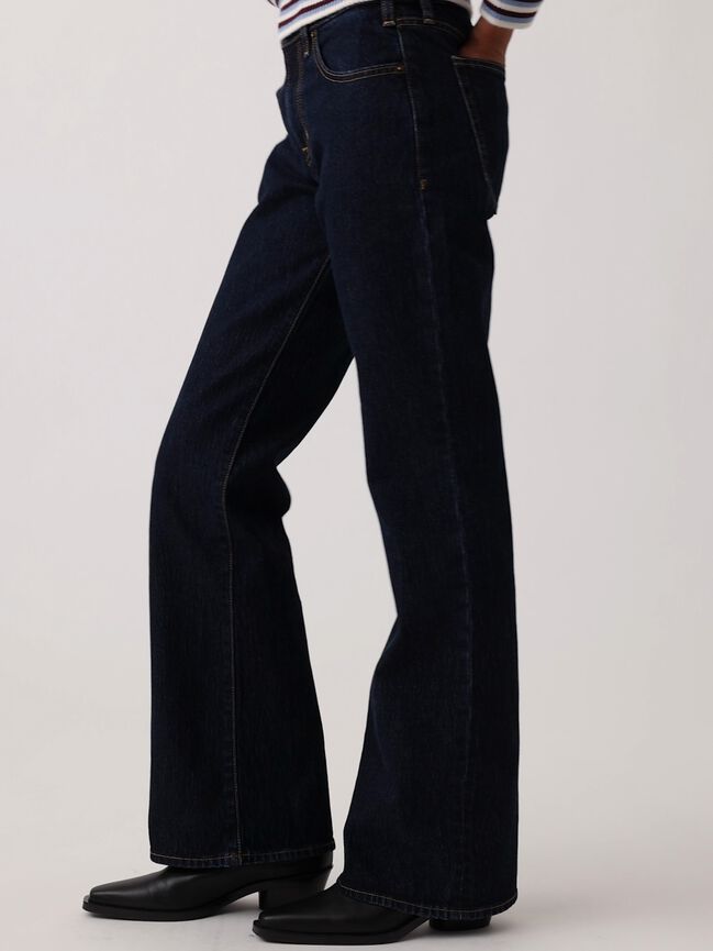 Mid Rise Relaxed Flare Jeans gap mid rise relaxed flare jeans