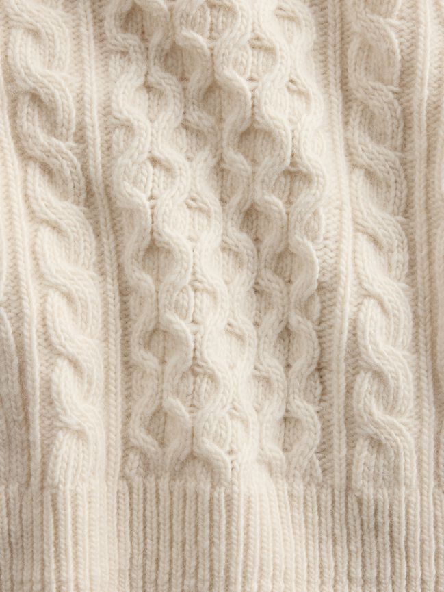 Gap × A.P.C. Wool Cable-Knit Cardigan gap a p c wool cable knit cardigan