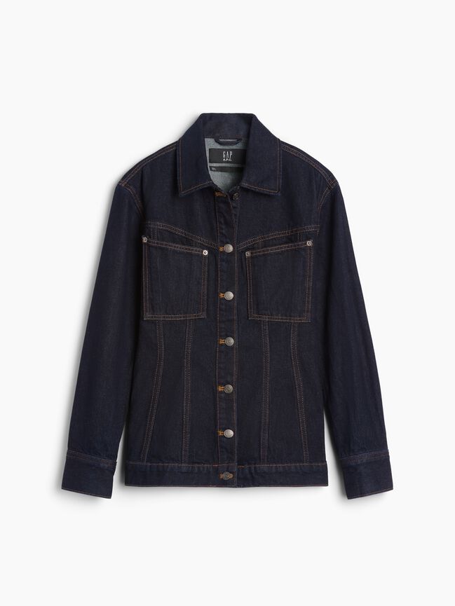 Gap × A.P.C. Structured Denim Jacket gap a p c structured denim jacket
