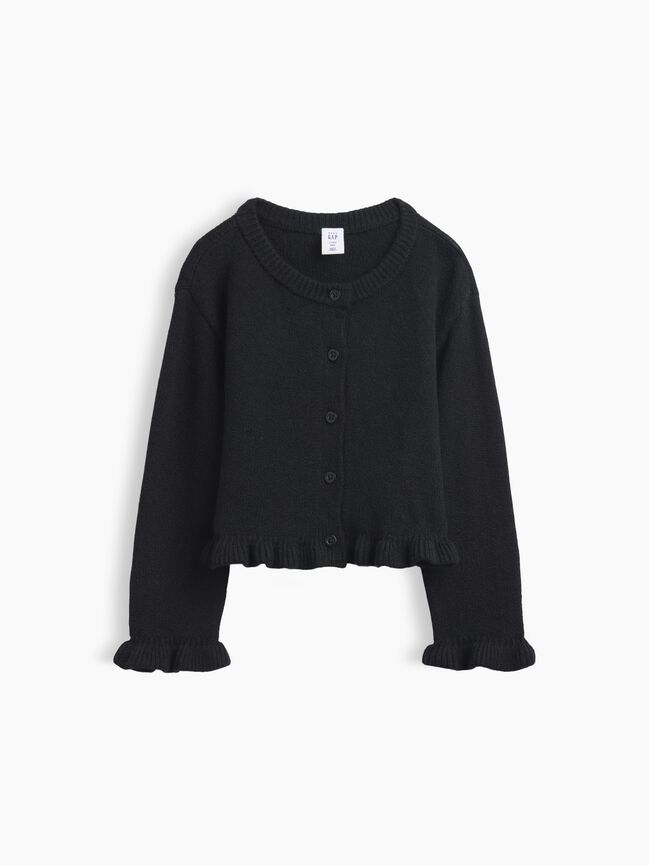 Baby & Toddler CashSoft Ruffle Cardigan Sweater gap baby toddler cashsoft ruffle cardigan sweater