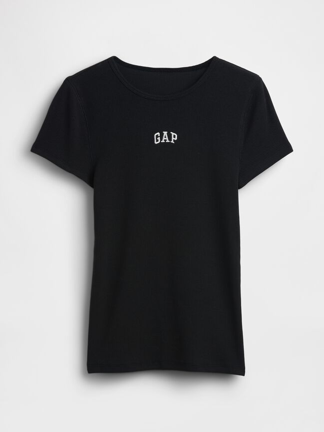 Modern Rib Gap Logo T-Shirt modern rib gap logo t shirt