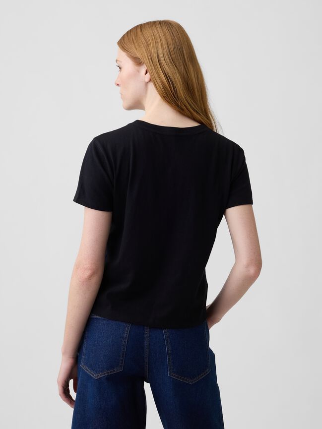 100% Cotton Authentic Shrunken Logo T-Shirt gap 100 cotton authentic shrunken logo t shirt