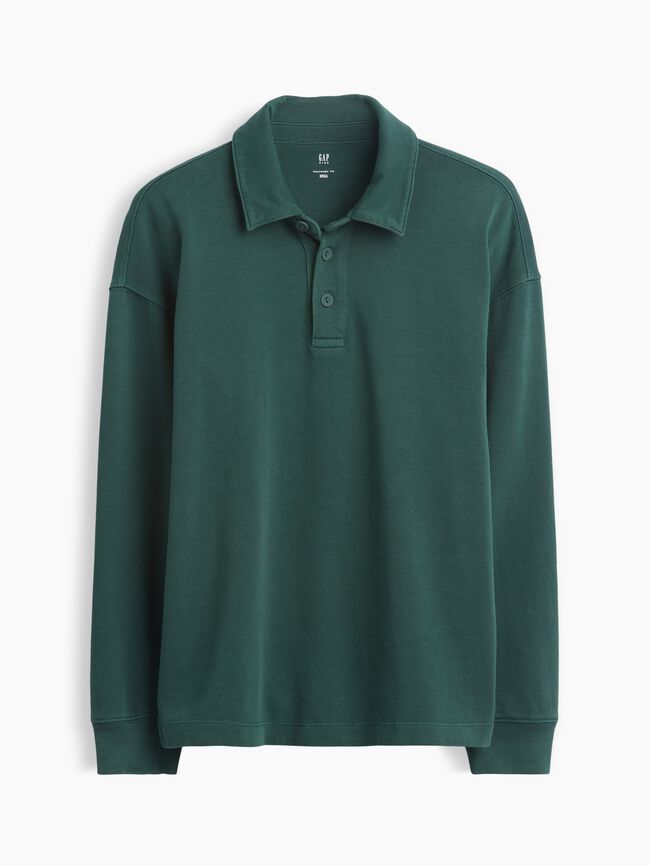 Kids Heavyweight Relaxed Polo Shirt gap kids heavyweight relaxed polo shirt