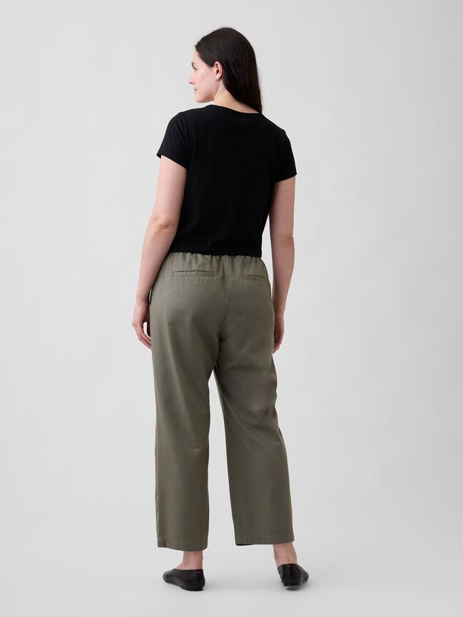 Mid Rise Easy Twill Pants gap mid rise easy twill pants