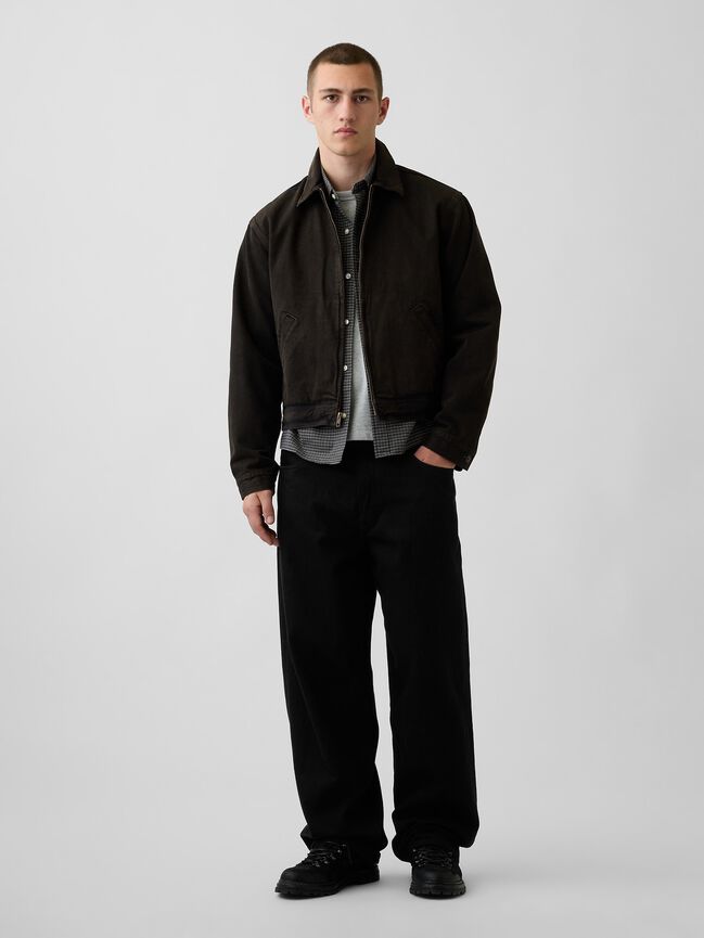 Relaxed Crop Straight-Hem Oxford Shirt gap relaxed crop straight hem oxford shirt