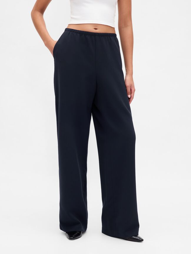 Easy Wide-Leg Pants gap easy wide leg pants