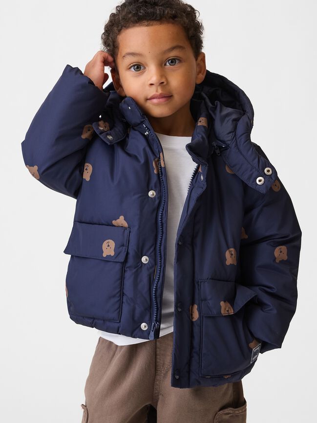 Baby & Toddler Midweight Puffer Jacket gap baby toddler midweight puffer jacket