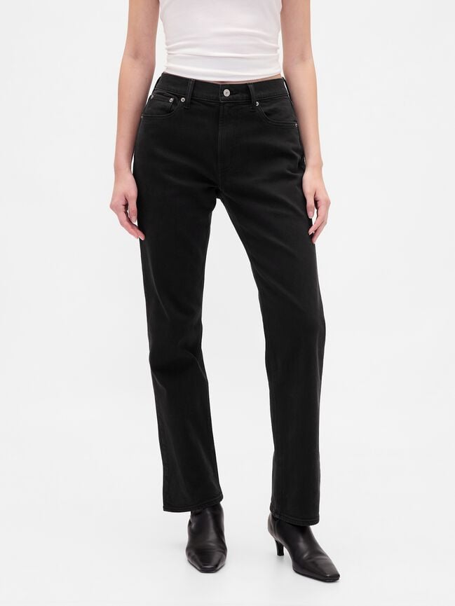 High Rise '90s Slim Straight Jeans gap high rise 90s slim straight jeans