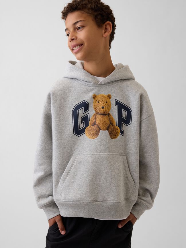 Kids VintageSoft Brannan Bear Logo Hoodie gap kids vintagesoft brannan bear logo hoodie