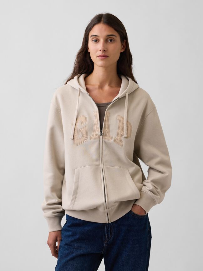 Adult VintageSoft Arch Logo Zip Hoodie gap adult vintagesoft arch logo zip hoodie