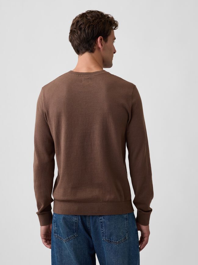 Cotton Crewneck Sweater gap cotton crewneck sweater