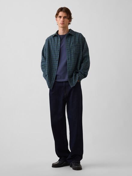 gap قميص فلانيل مريح gap قميص فلانيل مريح