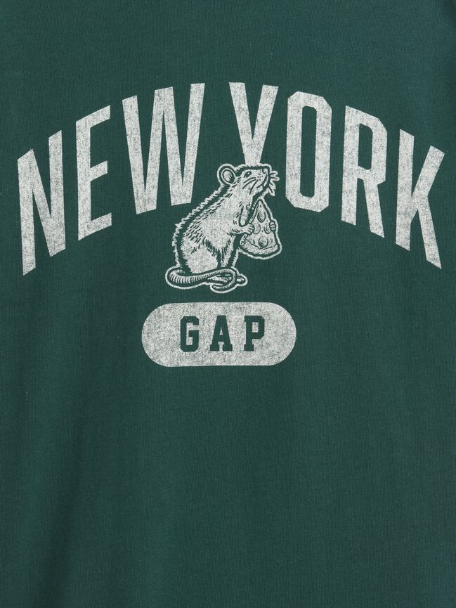 Kids Relaxed New York Graphic Ringer T-Shirt gap kids relaxed new york graphic ringer t shirt