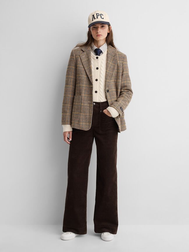 Gap × A.P.C. Wool-Blend Relaxed Blazer gap a p c wool blend relaxed blazer