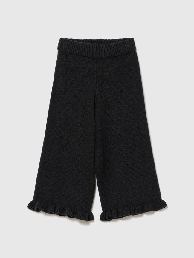 CashSoft Ruffle Wide-Leg Pants gap cashsoft ruffle wide leg pants