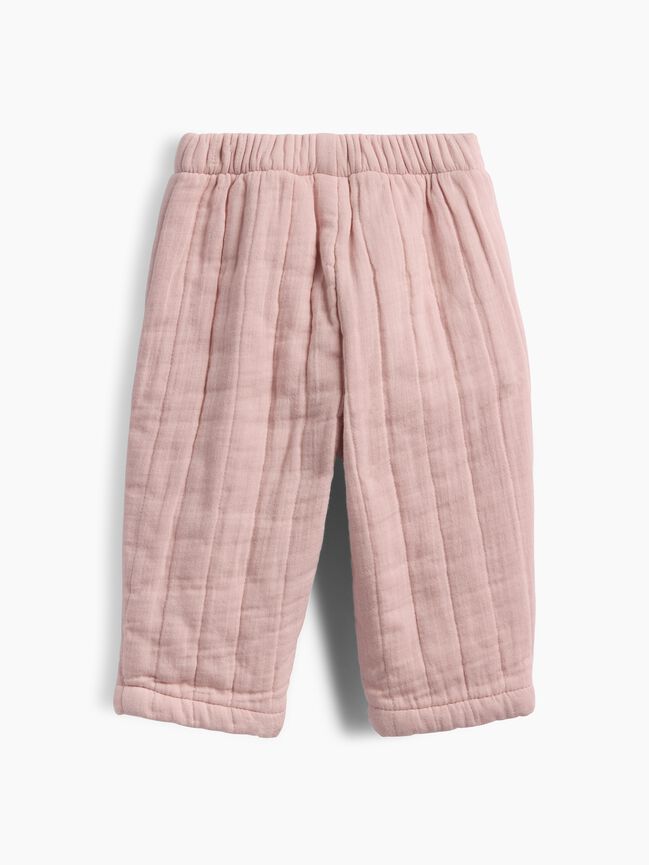 Baby Quilted Gauze Pull-On Pants gap baby quilted gauze pull on pants