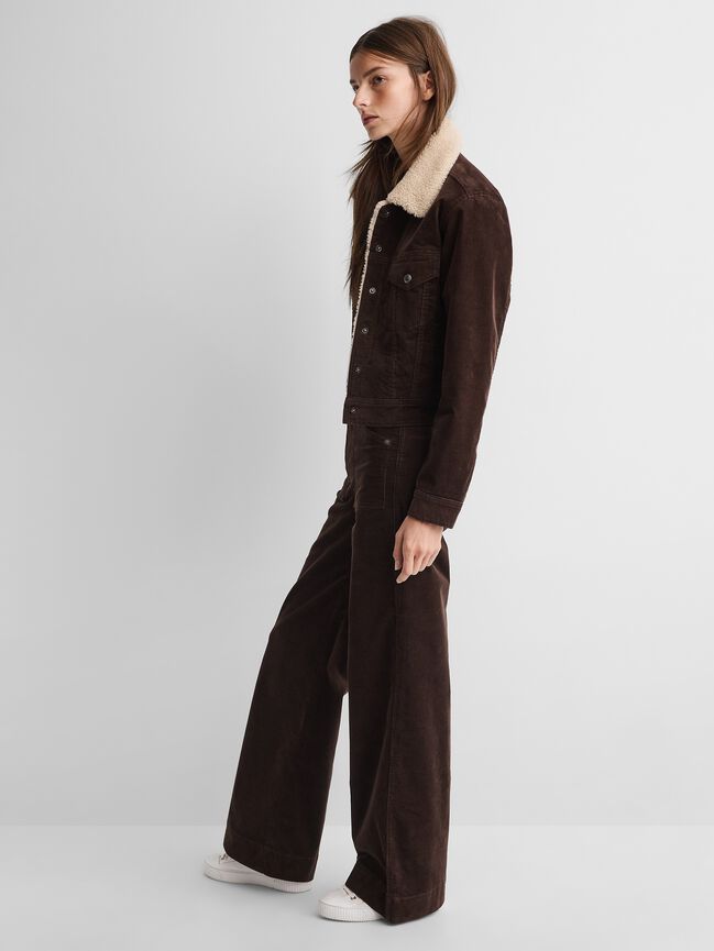 Gap × A.P.C. High Rise Corduroy Stride Pants gap a p c high rise corduroy stride pants