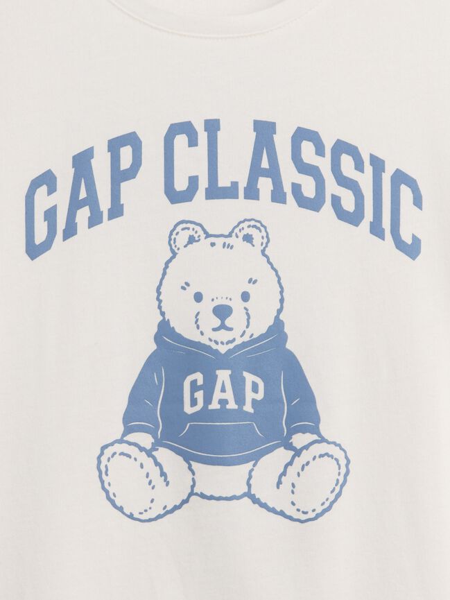 تي شيرت مطبوع للأطفال gap تي شيرت مطبوع للأطفال