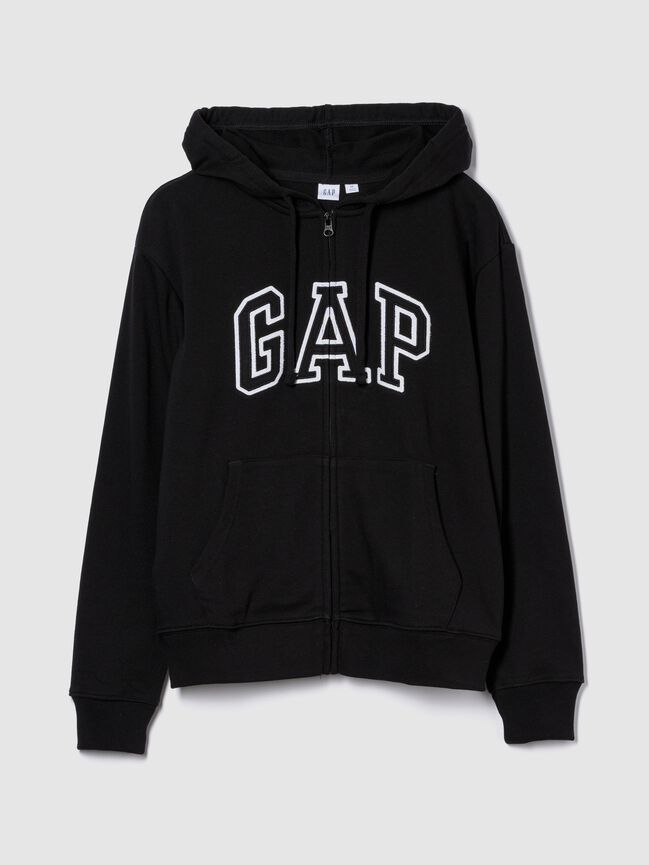 Relaxed Gap Logo Zip Hoodie relaxed gap logo zip hoodie